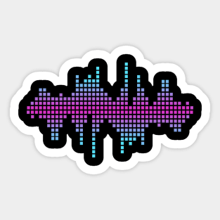 Music electro EDM rock hiphop techno gift idea Sticker